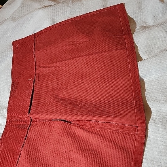J.Crew Brick Red Corduroy Mini Skirt Size 6 - Picture 6 of 11